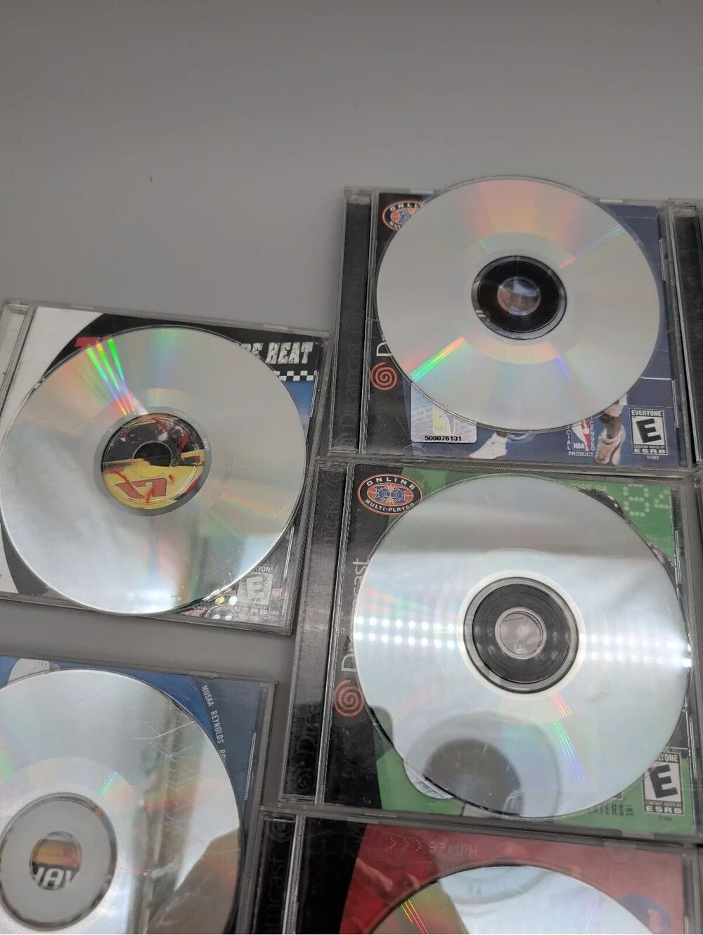 Sega Dreamcast Game Lot - NBA 2K1, NFL 2K1, Tony Hawk's Pro Skater 2, Spirit of